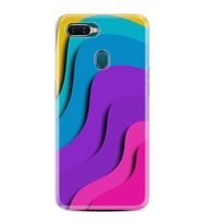 Oppo A5S A15 A16 A54 A55 A73 A74 Kılıf Desemli Silikon Renk Cümbüşü 1631