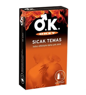 Okey Prezervatif Sıcak Temas 10 Lu