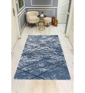 Modern Desenli Dijital Baskı Kaymaz Taban Halı H0293