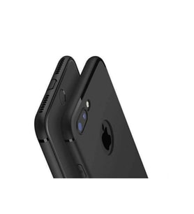 Apple iPhone 8 Plus Tıpalı Silikon Kılıf Siyah