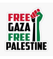 Özgür Filistin gazze Etiket Araba oto Sticker 19CM