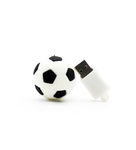 Futbol Topu Football USB Flash Bellek 64 GB ( Karikatür Oyuncak Harici Komik Farklı Çizgi Karakter )
