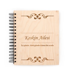 Ahşap Kapaklı Aile Albümü