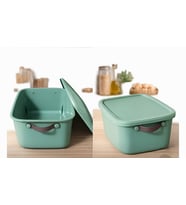 1 Adet 15 Litre Saklama Kabı, Çok Amaçlı Düzenleyici Kapaklı Kutu, 35x25x22 cm
