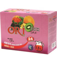 ORİ KOKTEYL AROMALI SOĞUK İÇECEK TOZU 9 GR X 24 PAKET