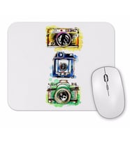 Watercolor  Camera Mouse Pad