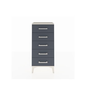 Arges Komodin 5 Çekmeceli 44x30x96 Aytaşı-Antrasit