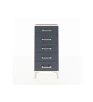 Arges Komodin 5 Çekmeceli 44x30x96 Aytaşı-Antrasit