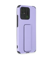 Xiaomi Redmi 10c Kılıf Mega Standlı Silikon - Lila