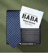 Kravat Kartlık Babalar Günü Hediye Seti