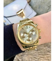 Gold Renk Çelik Kadın Quartz Kol Saati