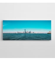 Deniz ve Gökyüzü Panoramik Kanvas Tablo