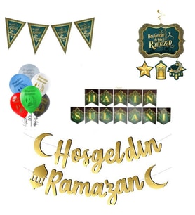  Ramazan Süsleri Hoşgeldin Ya Şehri Ramazan Set 11 Ayın Sultanı 5 Lü-