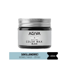 Saç Şekillendirici ve Renklendirici Wax Siyah 120 gr