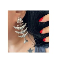 ÖZEL SERİ MARKA MODEL BONE KÜPE-GÜMÜŞ RENK ACR7297