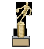 ODAK KUPA - Figürlü Kupalar - Basketbol Kadın Figürlü Kupalar FG-007 C - 24 cm