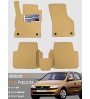 OPEL CORSA C (2000-2006) Uyumlu EVA Paspas Tam Set–Araca Özel,Kolay Montaj,Oto Paspas