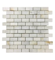 2,3 x 4,8 Brick Golden Cilalı Mermer Mozaik