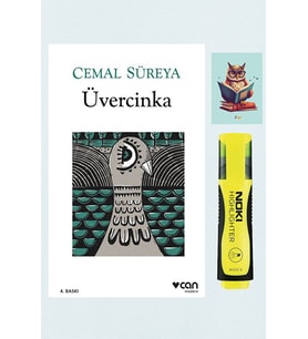 üvercinka - Cemal Süreya 9789750745768 Sarı Fosforlu Kalem - Not Defterli Seti (Krem)