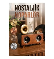 Nostaljik Gramofon Tasarımlı Bluetooth Stereo Speaker Çift Hoparlörlü 3D Ses Sistemi
