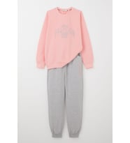 Breeze Kız Çocuk Eşofman Takım Moda Temalı Yazı Nakışlı 8-12 Yaş, Pembe