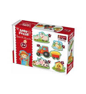 Baby Puzzle Çiftlik Hayvanları Lisanslı Ürün