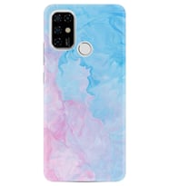 Casper Via F20 Uyumlu Kılıf Desenli Silikon Kılıf Pink Blue Abstract 1385