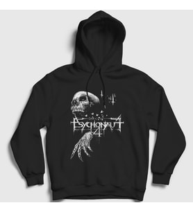 Presmono Unisex Siyah Godmachine Psychonaut 4 Kapüşonlu Sweatshirt 452617tt