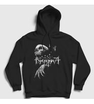 Presmono Unisex Siyah Godmachine Psychonaut 4 Kapüşonlu Sweatshirt 452617tt