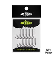 Olta İğnesi - Fishack 505 - No: 1/0 (50'li Paket)