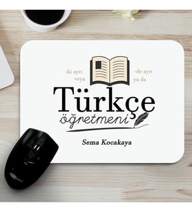Kişiye Özel Türkçe Öğretmenine Hediye Mousepad