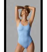 Night Kadın Slip Agraflı Karışımlı Kumaş Body