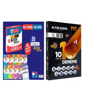 Evrensel İletişim TYT Fasikül Fasikül Tüm Dersler ve Altın Karma Deneme Seti 2 Kitap