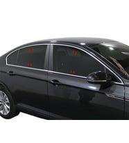 Drs Tuning Passat B8.5 Cam Çerçevesi 8 Prç Krom 2019 ve Sonrası