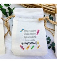 5 Adet Ramazan Bayramı  İyi Bayramlar 9x12 cm Baskılı Harçlık Kesesi Bayram Kesesi-