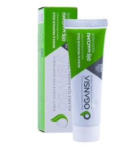 OGANSİA DİŞ MACUNU, Paraben-florür-sls içermez,Propolis ve Reişhi Mantarı içerir,yetkili satıcı