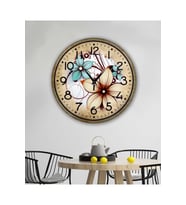 bilge Tasarım Retro Duvar Saati 40 x 40 CM (Karışık)
