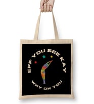 Eff You See Kay Why Oh You YOGA LOVER Bez Çanta Uzun Saplı