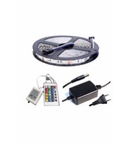 Winboss 5MT Rgb Şerit Led Slikonlu Adaptör Uzaktan Kumanda Tak Çalıştır(uyumlu)