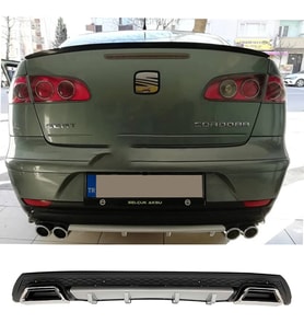 Seat Cordoba Gri Difüzör Çiftli Kare Egzoz Görünümlü D Tip Difizör
