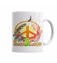 Peace Barış Sİmge Kupa Bardak Porselen