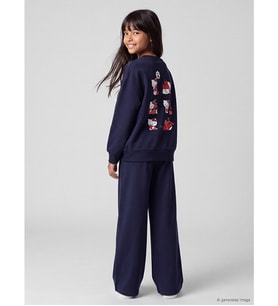 LC WAIKIKI Lacivert Hello Kitty Baskılı Kız Çocuk Sweatshirt