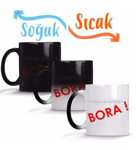 Menos Vou Ver Sihirli Kupa Bardak Porselen