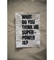 "Super-Power" Motivasyon Temalı MDF Tablo - Minimalist Yazılı Ofis ve Çalışma Odası Duvar Panosu