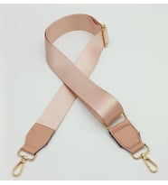 Angel Çanta Aksesuar Suni Derili Polyester Kolon 120X4 Cm Pudra Light Gold Metalli