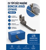 Ev Tipi Aile Dikiş Makinası Boncuklu, Taşlı ve Pullu Kumaşlara Uygun Dikiş Ayağı