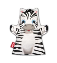 Tox Zebra Vahşi Hayvanlar Keçe El Kukla T126 , Eğitici Oyuncak