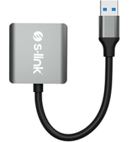 Type C ve USB3.0 SD/Micro SD 110m/S Hızlı 2 in 1 Metal Kart Okuyucu