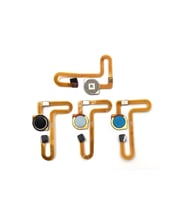 Redmi Note 8 Uyumlu Home Parmak İzi Okuyucu Filmi Flex Mavi Renk