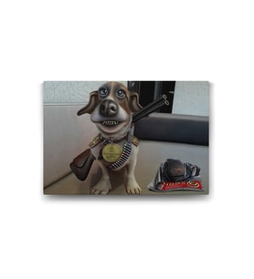 DBSanatevi Avcı Köpek Tablo 40 X 30 Cm